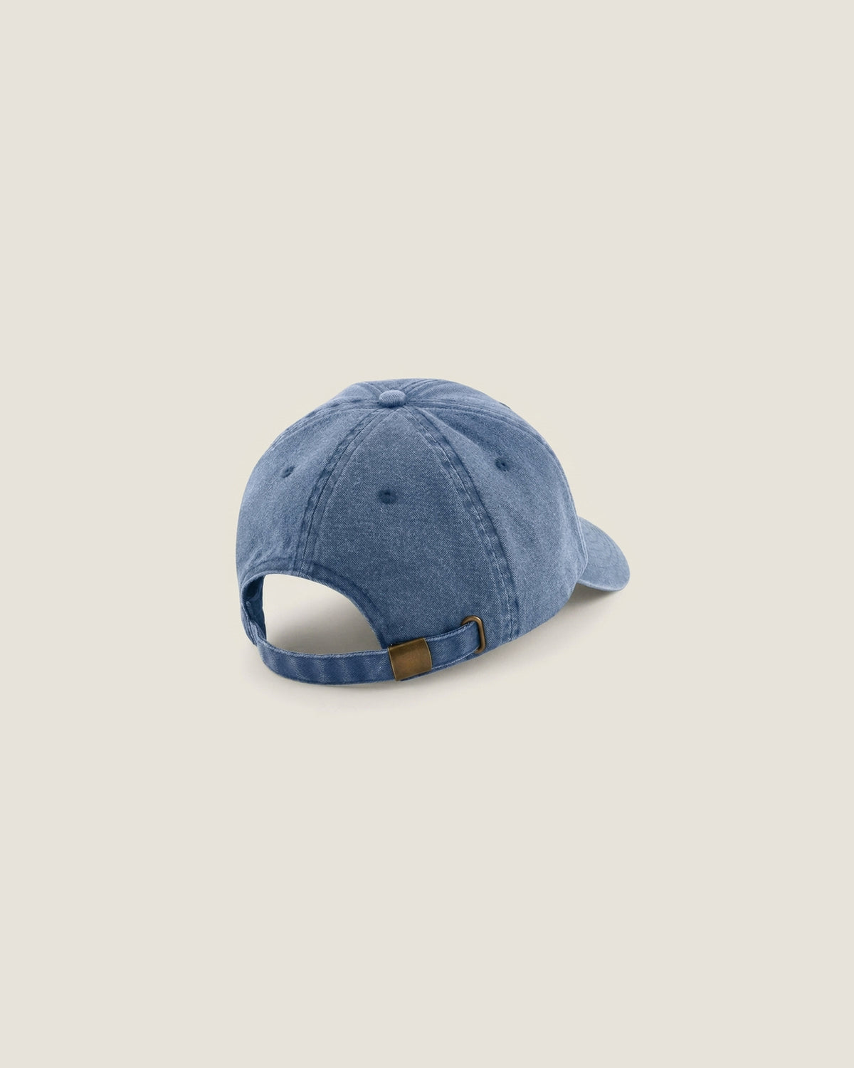 life.md Cap in Vintagelightdenim, Rückansicht