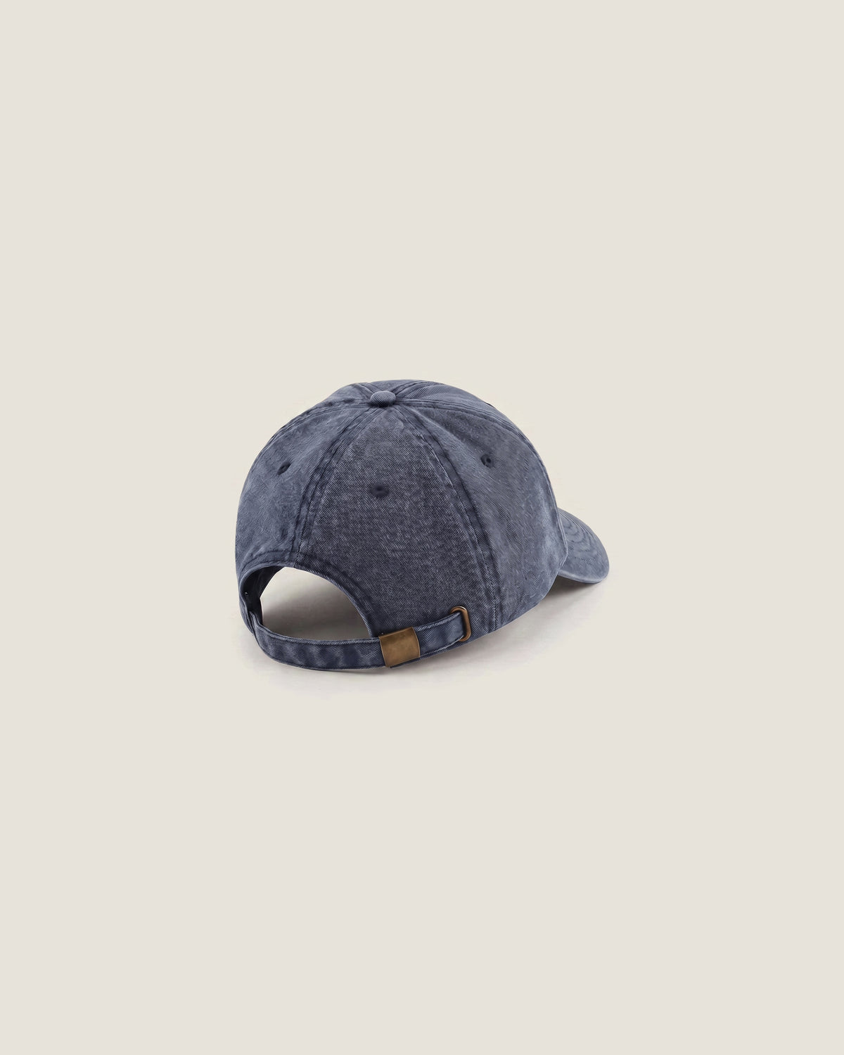 invest in taste Cap in Vintagedenim, Rückansicht