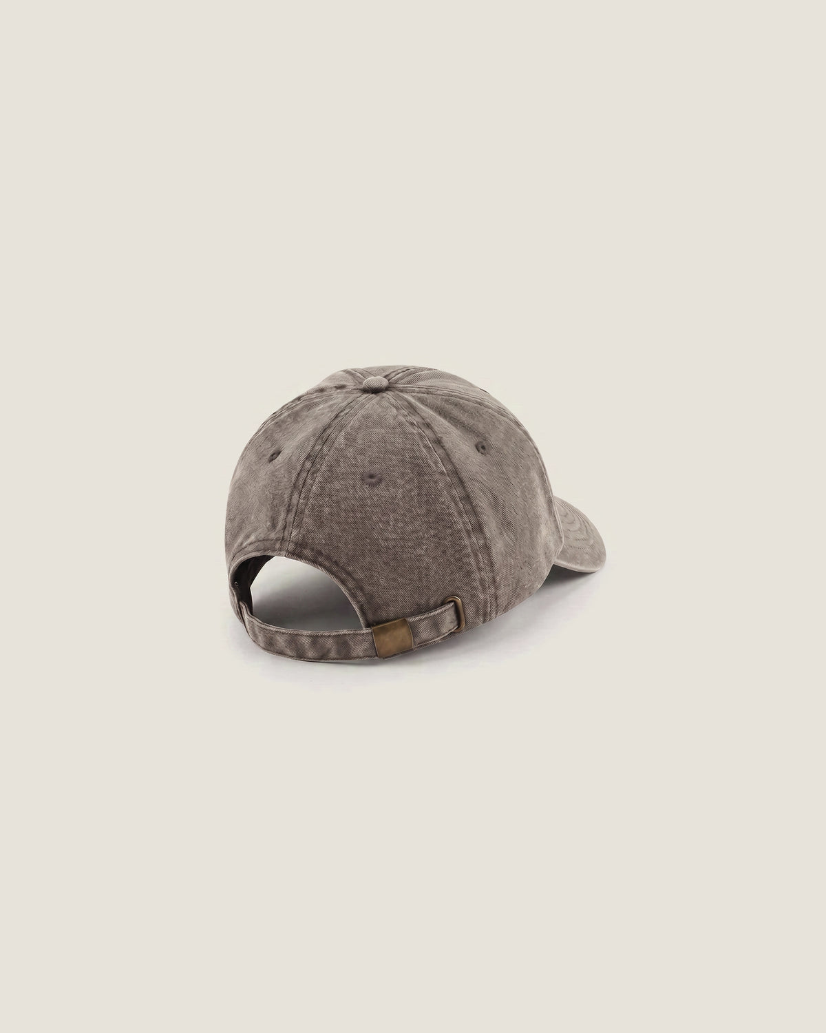 unstructured data Cap in Vintagebrown, Rückansicht