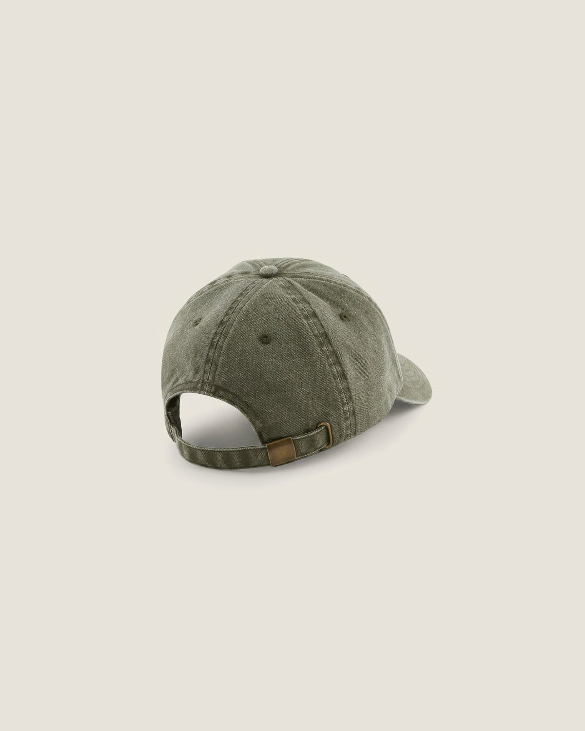 getting rich Cap in Vintageolive, Rückansicht